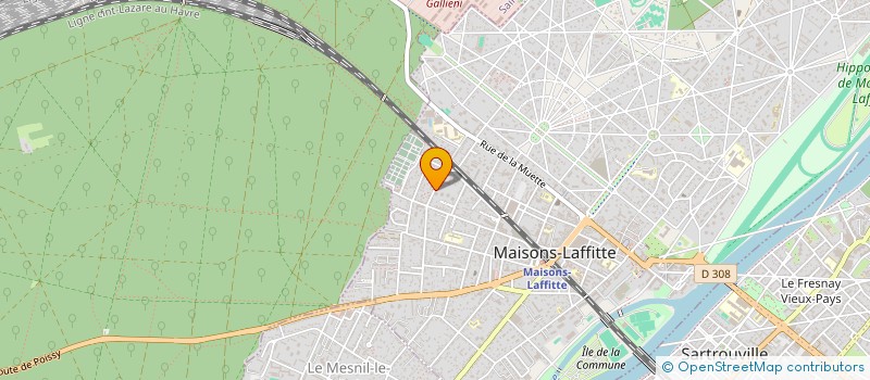 localisation de l'entreprise MONSIEUR MARCEL WIZEL à MAISONS-LAFFITTE