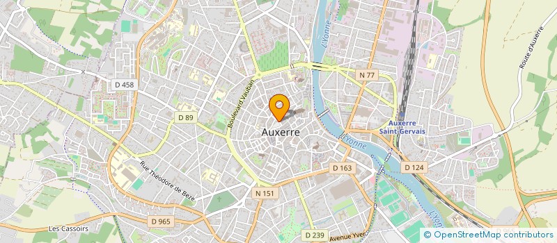 localisation de l'entreprise MONSIEUR MARCEL WU à AUXERRE