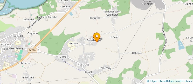 localisation de l'entreprise MONSIEUR MARCEL YVES MARIE JAFFRE à SARZEAU