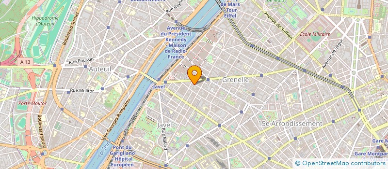 localisation de l'entreprise MONSIEUR MARCELI MIZIOLEK  PARIS