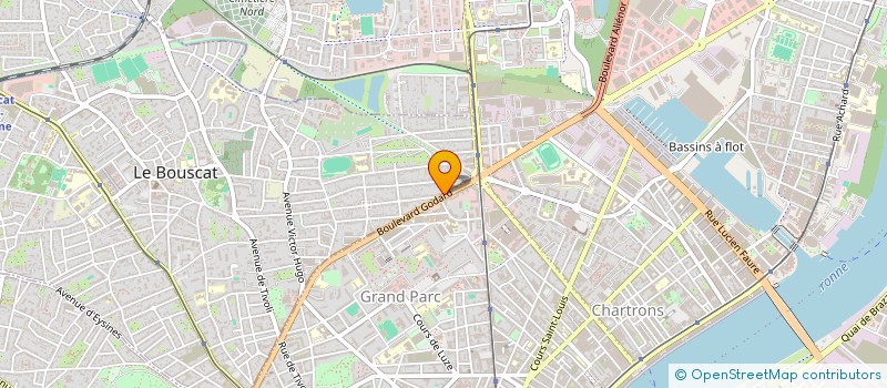 localisation de l'entreprise MONSIEUR MARCELIN BAEZA  LE BOUSCAT