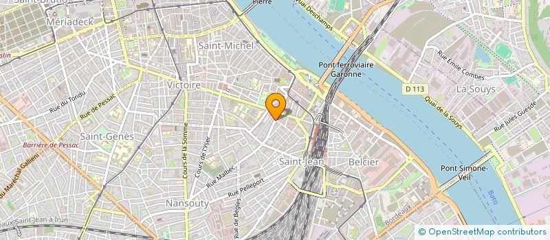 localisation de l'entreprise MONSIEUR MARCELIN LEFEVRE  BORDEAUX