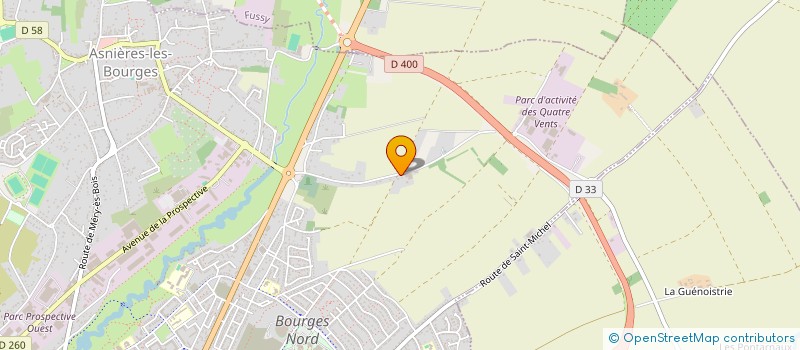 localisation de l'entreprise MONSIEUR MARCELIN MARIEN  BOURGES