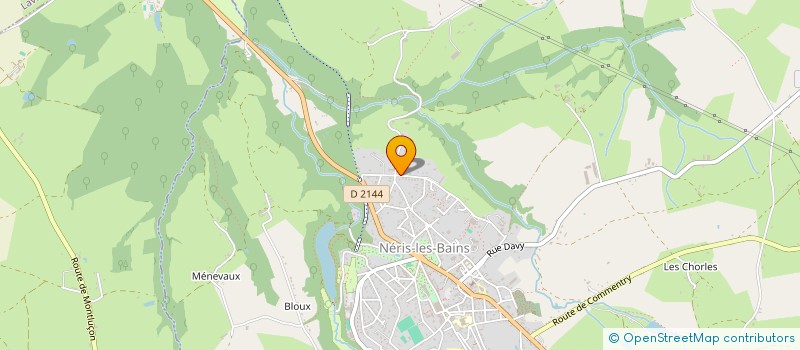 localisation de l'entreprise MONSIEUR MARCELIN PABEAU à NERIS-LES-BAINS