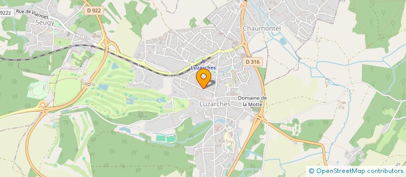 localisation de l'entreprise MONSIEUR MARCELIN PELHERBE  LUZARCHES