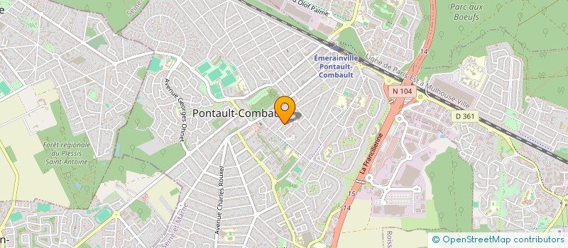 localisation de l'entreprise MONSIEUR MARCELINO ESTEVES RIBEIRO à PONTAULT-COMBAULT