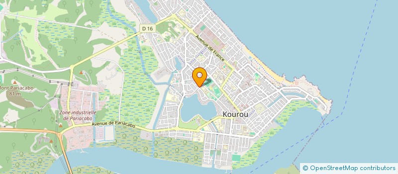 localisation de l'entreprise MONSIEUR MARCELLE FONTAINE à KOUROU