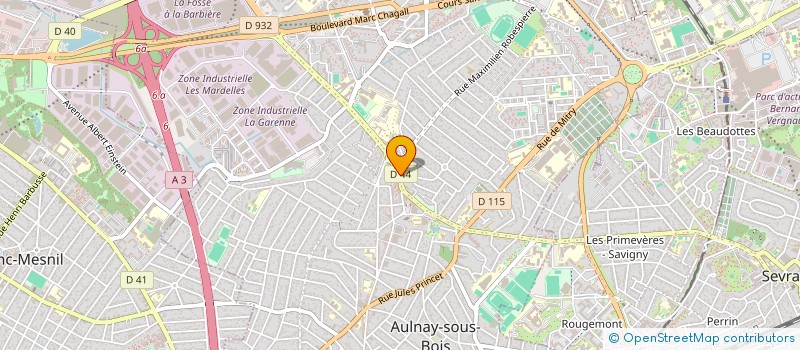 localisation de l'entreprise MONSIEUR MARCELLIN ADEL à AULNAY-SOUS-BOIS