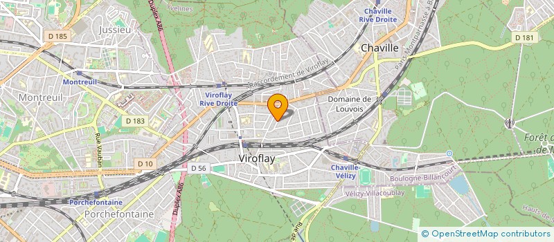 localisation de l'entreprise MONSIEUR MARCELLIN COMES  VIROFLAY