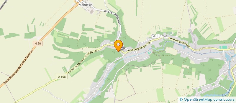 localisation de l'entreprise MONSIEUR MARCELLIN DJIE  GUILLERVAL