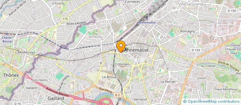 localisation de l'entreprise MONSIEUR MARCELLIN ESSIENA  ANNEMASSE