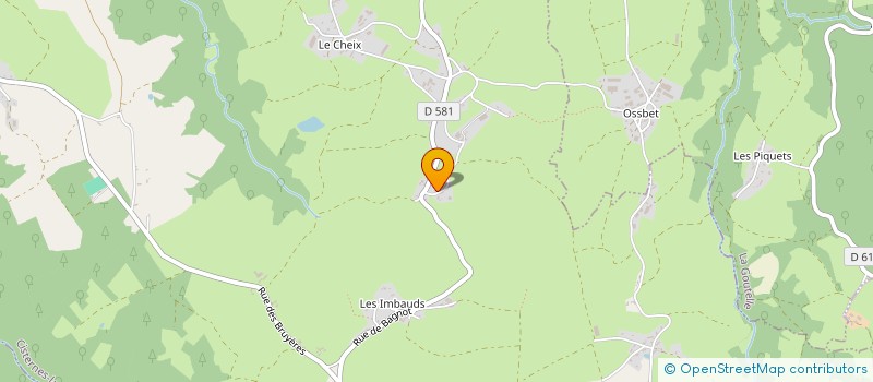 localisation de l'entreprise MONSIEUR MARCELLIN LABOURIER  CISTERNES-LA-FORET