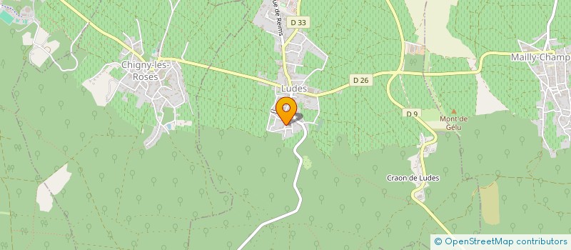 localisation de l'entreprise MONSIEUR MARCELLIN LION  LUDES