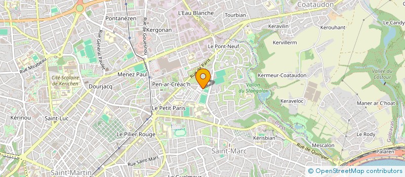 localisation de l'entreprise MONSIEUR MARCELLIN MORIN à BREST