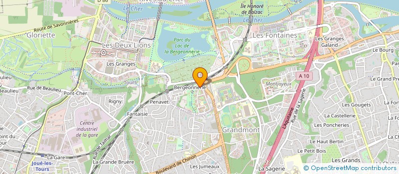 localisation de l'entreprise MONSIEUR MARCELLIN MULET  TOURS