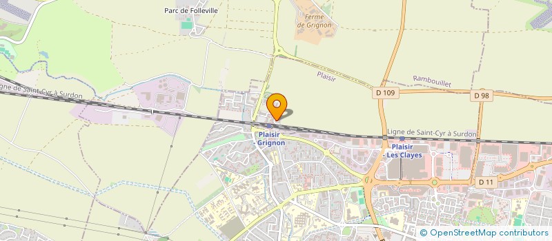 localisation de l'entreprise MONSIEUR MARCELLIN NDEYE à PLAISIR