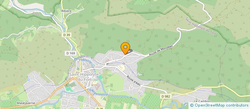 localisation de l'entreprise MONSIEUR MARCELLIN PIDOLLE  SAINT-HIPPOLYTE-DU-FORT