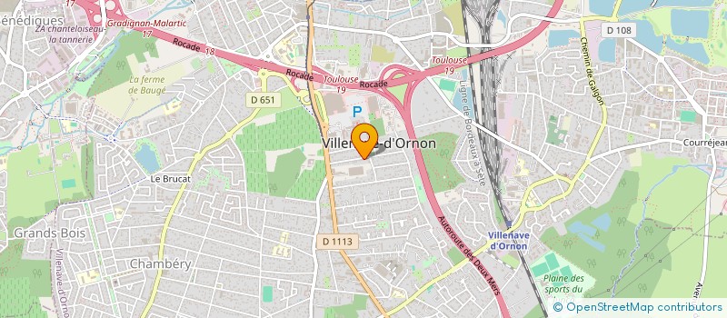 localisation de l'entreprise MONSIEUR MARCELLIN RAMANDASON  VILLENAVE-D'ORNON