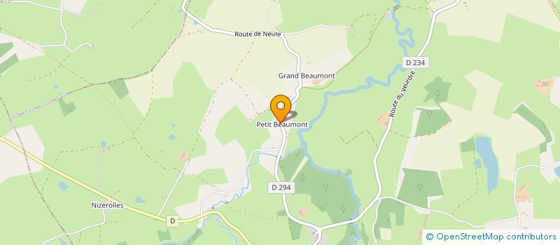 localisation de l'entreprise MONSIEUR MARCELLIN SARRAUD  POUZY-MESANGY