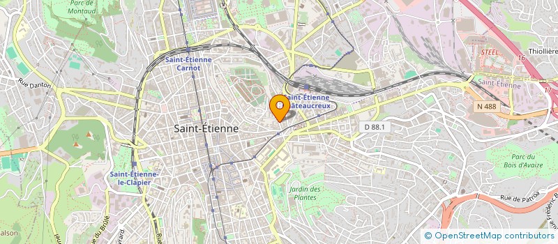 localisation de l'entreprise MONSIEUR MARCELLO BELLOMO à SAINT-ETIENNE