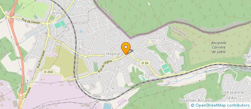 localisation de l'entreprise MONSIEUR MARCELLO GROSSE  GROS-REDERCHING