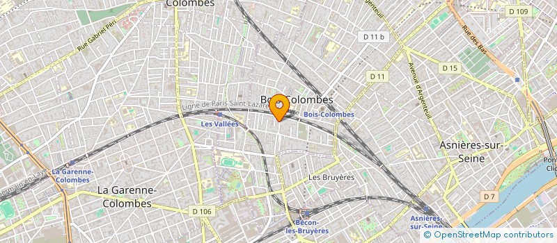 localisation de l'entreprise MONSIEUR MARCELLO MORRA à BOIS-COLOMBES
