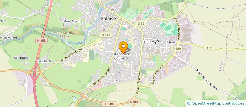 localisation de l'entreprise MONSIEUR MARCELLO SAGE  FALAISE