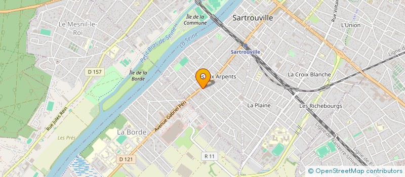 localisation de l'entreprise MONSIEUR MARCELO ALVES DE OLIVEIRA à SARTROUVILLE