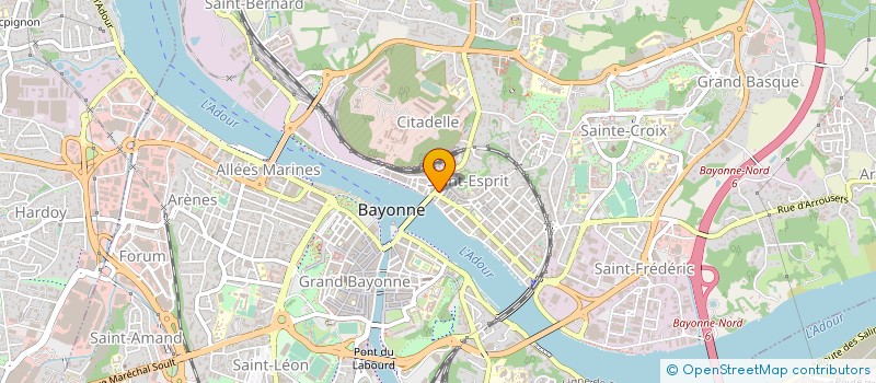 localisation de l'entreprise MONSIEUR MARCELO ANRANGO BURGA  BAYONNE