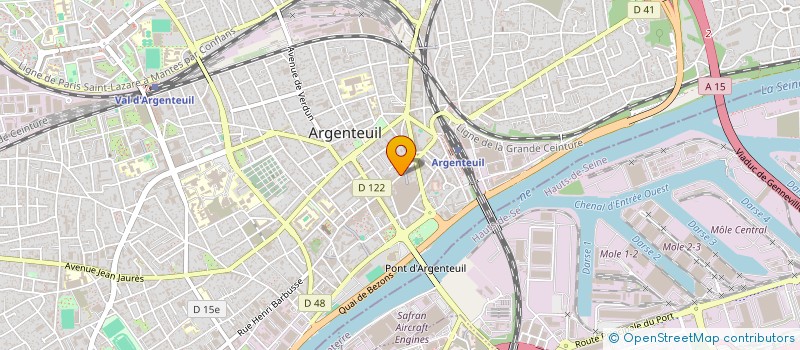 localisation de l'entreprise MONSIEUR MARCELO DE LIMA PEREIRA  ARGENTEUIL