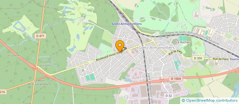 localisation de l'entreprise MONSIEUR MARCELO MEDEIROS FERRERA  GRETZ-ARMAINVILLIERS