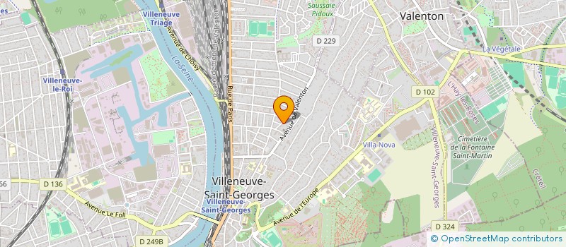 localisation de l'entreprise MONSIEUR MARCELO SOARES MACEDO à VILLENEUVE-SAINT-GEORGES