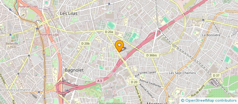 localisation de l'entreprise MONSIEUR MARCIANO FORMOSO DALONCA BIF à BAGNOLET