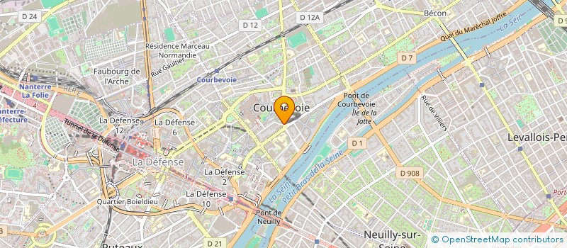 localisation de l'entreprise MONSIEUR MARCIN BOROWIECKI à COURBEVOIE