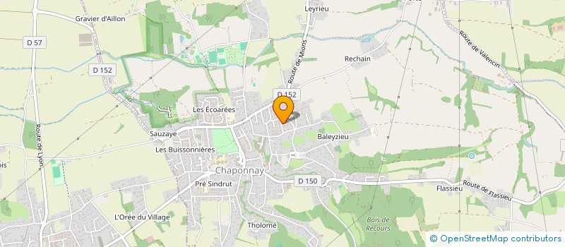 localisation de l'entreprise MONSIEUR MARCIN LUKASZUK  CHAPONNAY