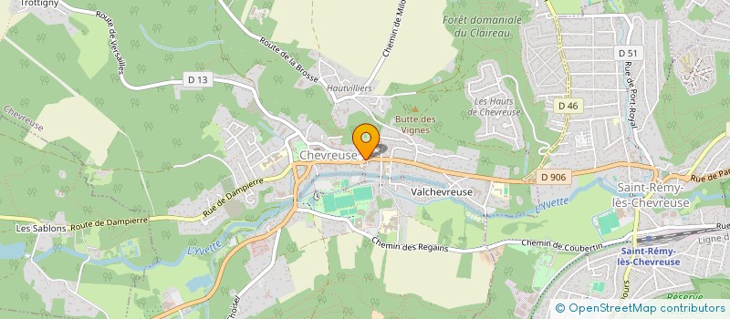 localisation de l'entreprise MONSIEUR MARCIN MACZUGA  CHEVREUSE