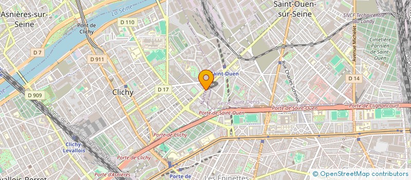 localisation de l'entreprise MONSIEUR MARCIN SZCZOMRZYK à CLICHY