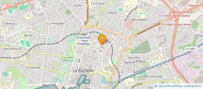 localisation de l'entreprise MONSIEUR MARCIN ZGRZEBLAK  LA ROCHELLE