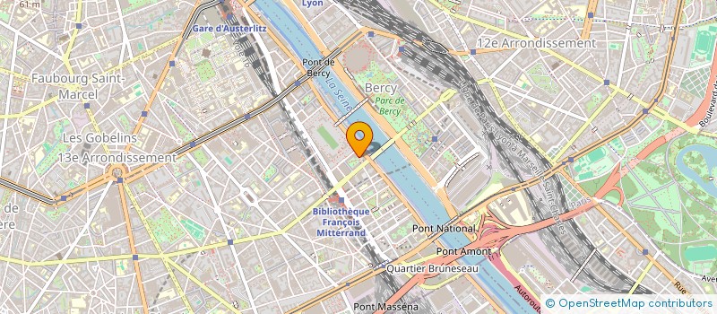 localisation de l'entreprise MONSIEUR MARCIO BERVIQUE  PARIS