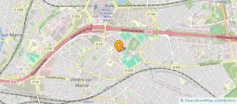 localisation de l'entreprise MONSIEUR MARCIO CLAUDIO BATISTA DA SILVA  VILLIERS-SUR-MARNE