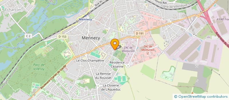 localisation de l'entreprise MONSIEUR MARCIO DAVID ESTEVES PINTO à MENNECY