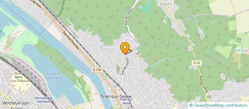 localisation de l'entreprise MONSIEUR MARCIO DE OLIVEIRA SIMOES  TRIEL-SUR-SEINE