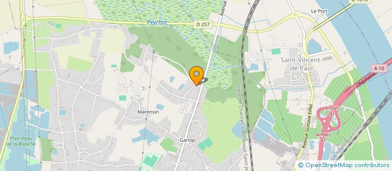 localisation de l'entreprise MONSIEUR MARCIO DE SOUSA RODRIGUES à AMBARES-ET-LAGRAVE