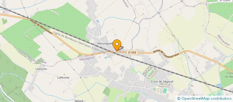 localisation de l'entreprise MONSIEUR MARCIO DOS SANTOS CUNHA  LA VILLE-DIEU-DU-TEMPLE