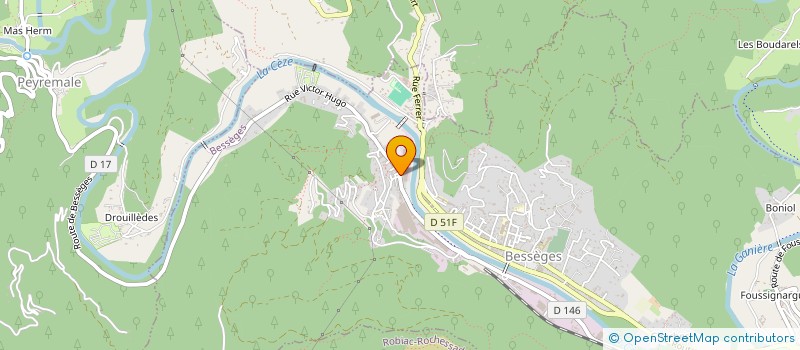 localisation de l'entreprise MONSIEUR MARCIO FERREIRA GONCALVES  BESSEGES