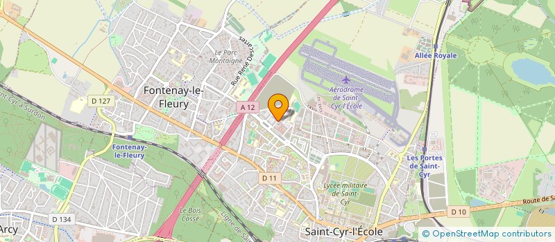 localisation de l'entreprise MONSIEUR MARCIO GOULART  SAINT-CYR-L'ECOLE