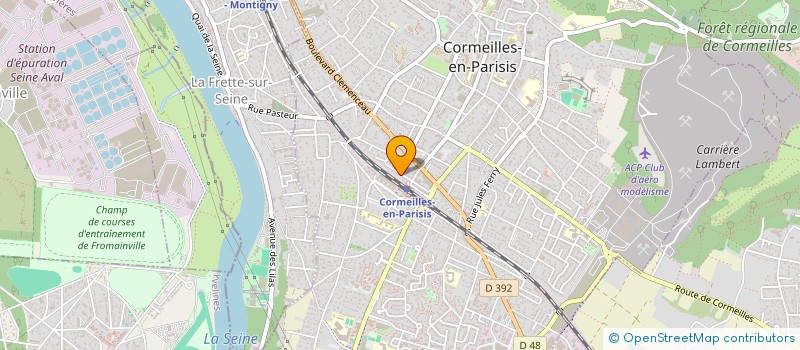 localisation de l'entreprise MONSIEUR MARCIO MARCIO AREDE DA CUNHA  CORMEILLES-EN-PARISIS