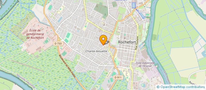 localisation de l'entreprise MONSIEUR MARCIO OLIVEIRA CARMO  ROCHEFORT