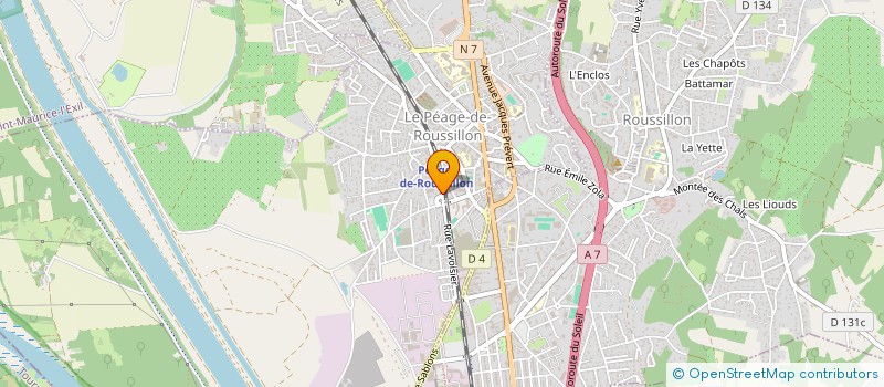 localisation de l'entreprise MONSIEUR MARCIO SEICA MARTINS  LE PEAGE-DE-ROUSSILLON