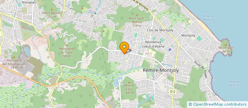 localisation de l'entreprise MONSIEUR MARCIO THIRION à REMIRE-MONTJOLY